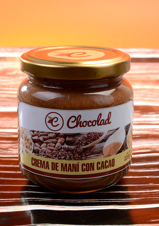 Crema de maní con cacao