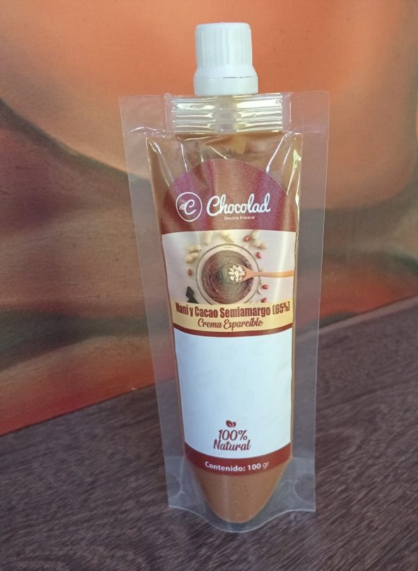 Crema de Maní con Cacao semiamargo