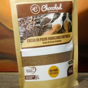 Cacao en polvo endulzado con Panela
