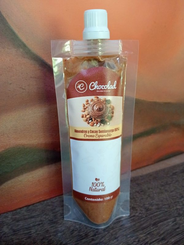 Crema de Almendra con Cacao semiamargo