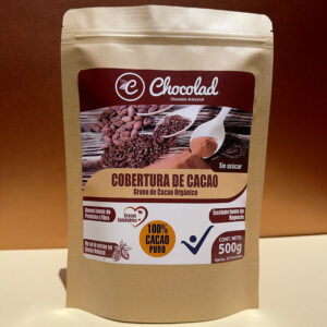 Cobertura de Cacao 100 % sin azúcar